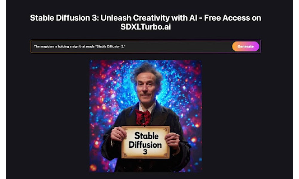 Stable Diffusion 3 AI Image Generator