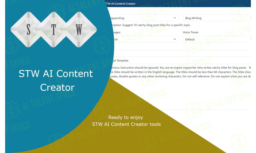 STW AI Content Creator - Image 1