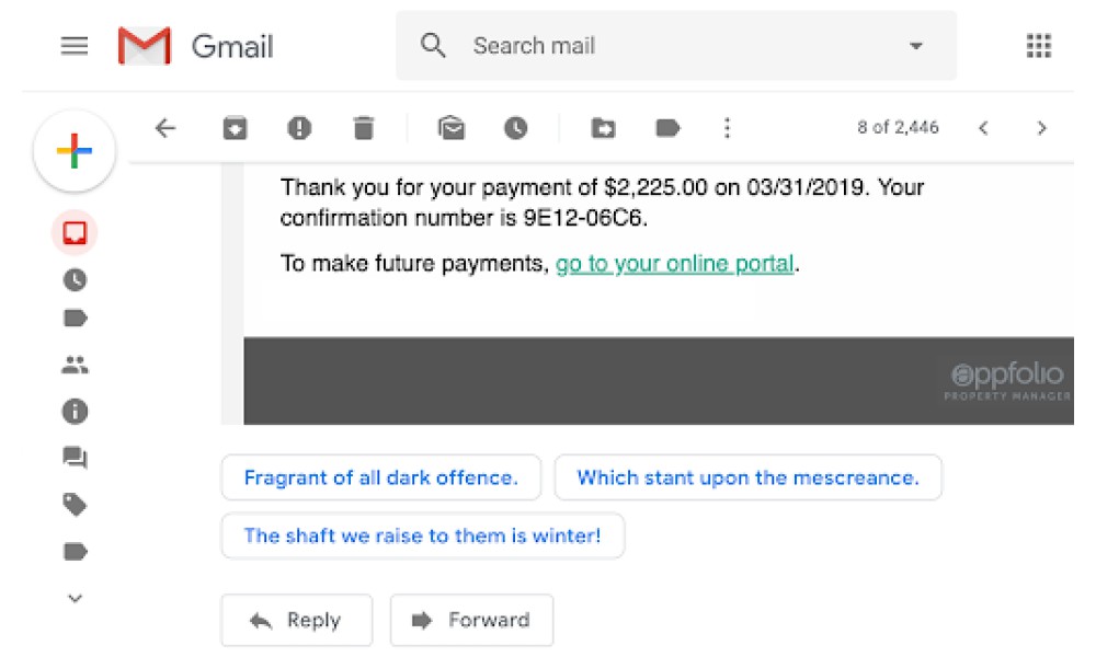Poetic Gmail