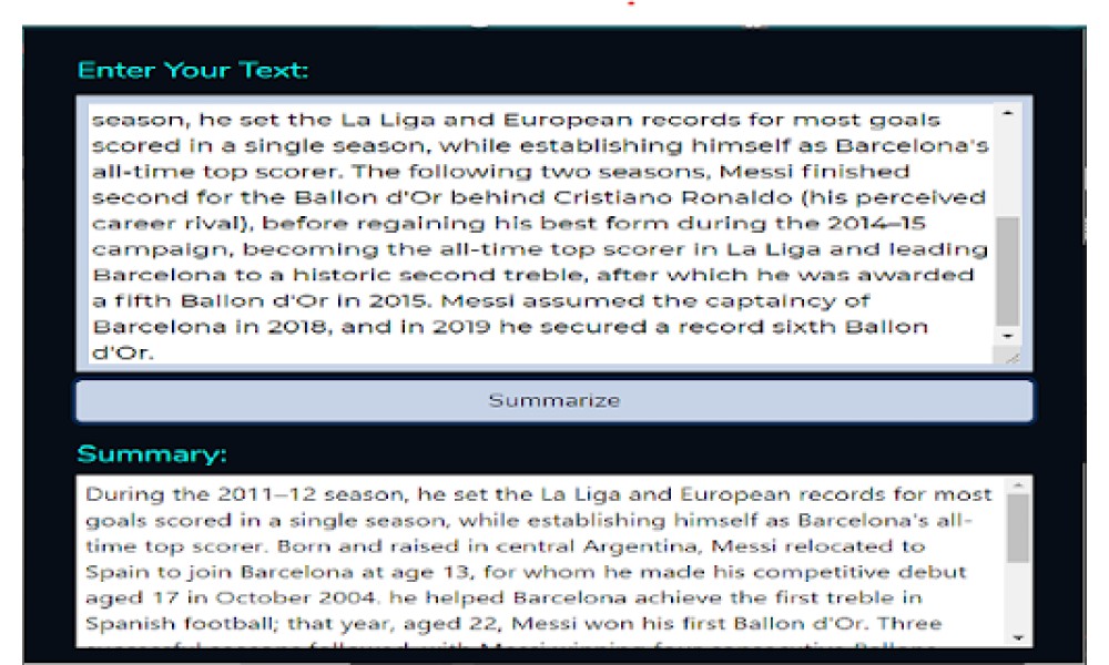 Text Summarizer