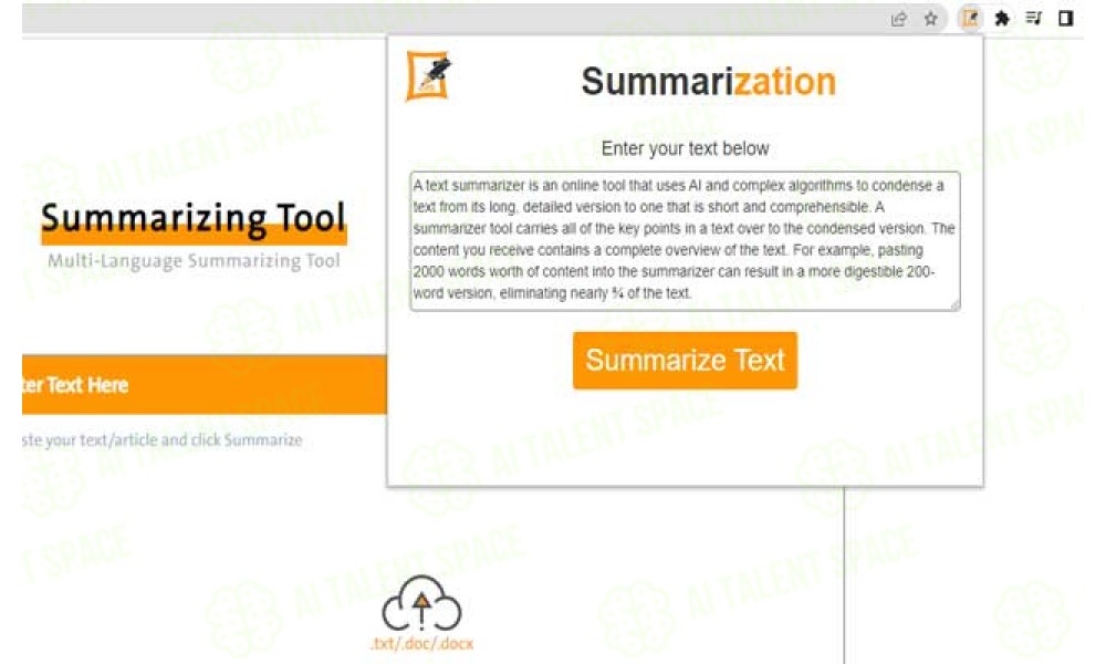 Summarizing Tool - Image 1