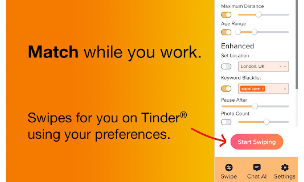 Auto Swiper for Tinder