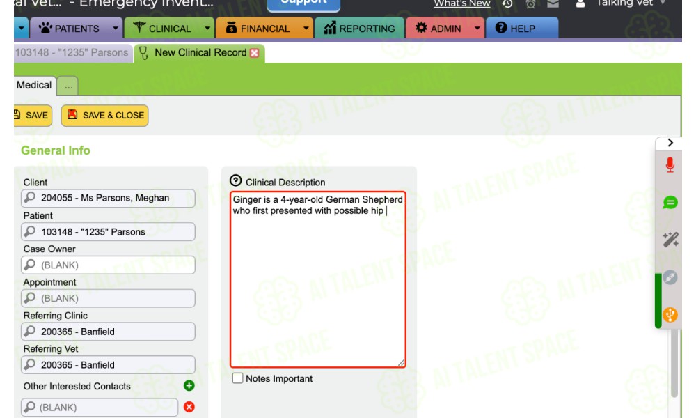 Talkingvet® Chrome Extension - Image 3