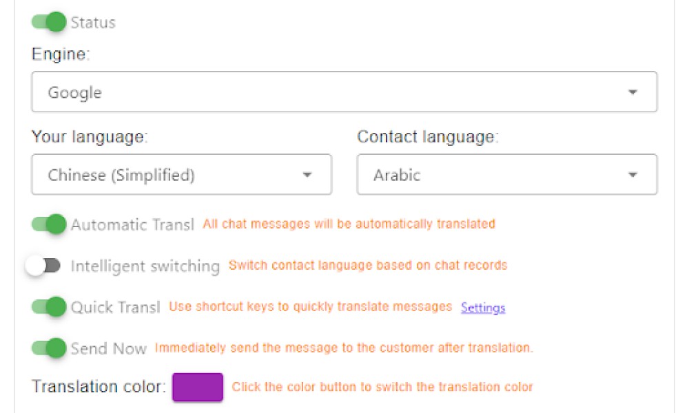Dual Translation