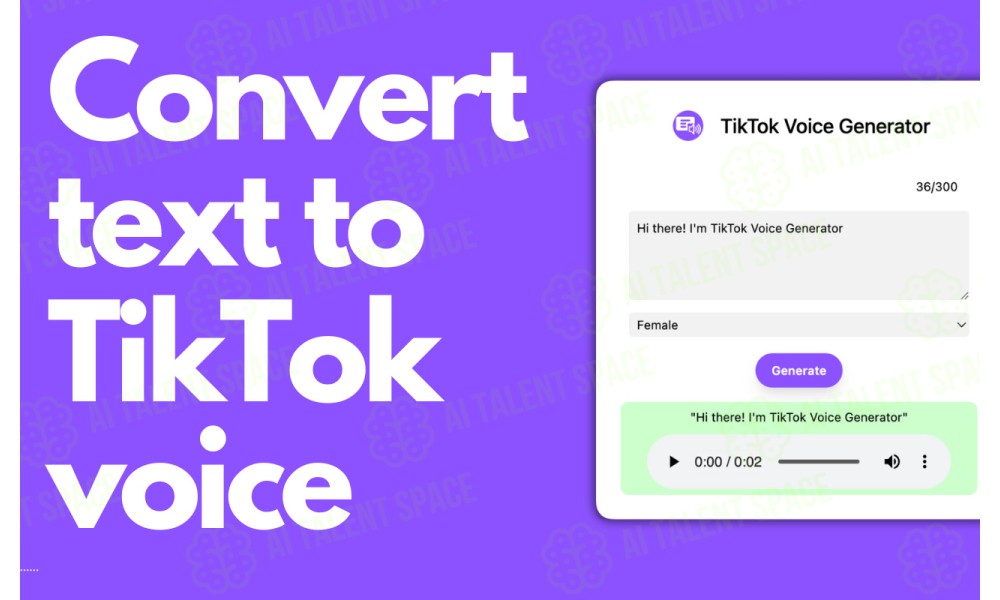 Tiktok Voice Generator Chrome Extension - Image 1