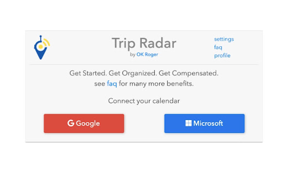 Roger’s Trip Radar