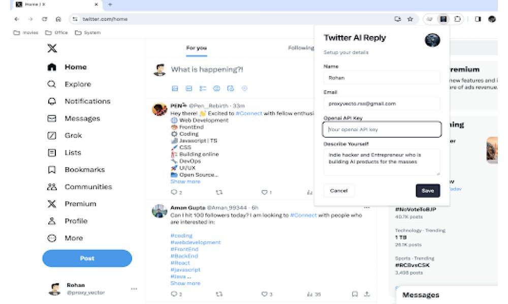 AI Tweet Reply Generator