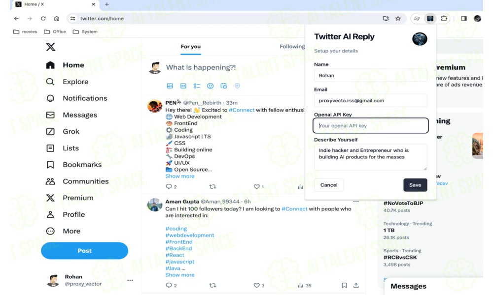 AI Tweet Reply Generator - Image 2