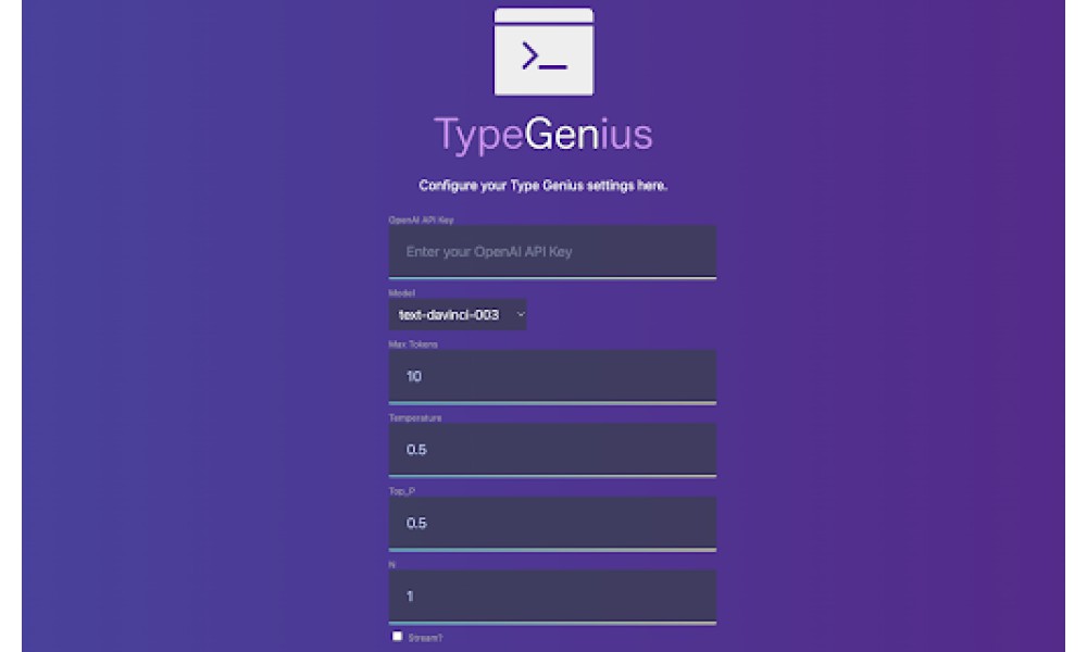 Type Genius