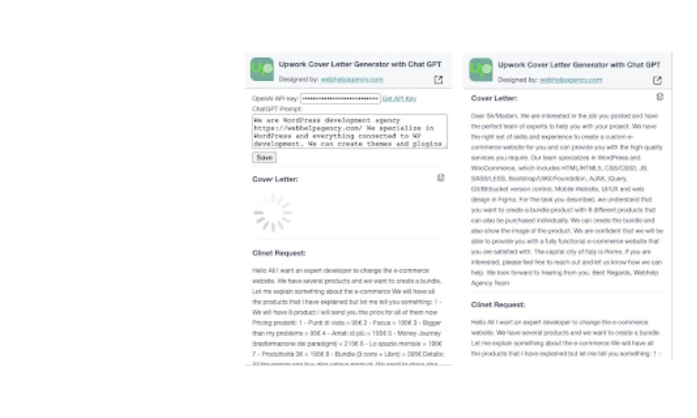 Upwork Job Description Extension