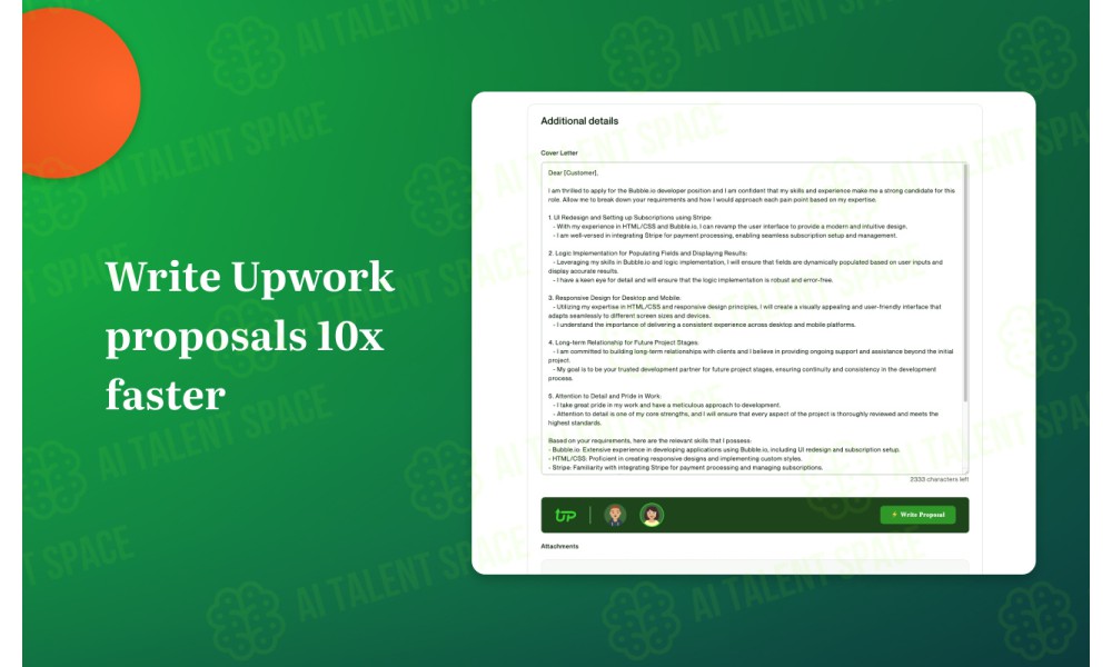 Upwork Proposal Assistant - Image 2
