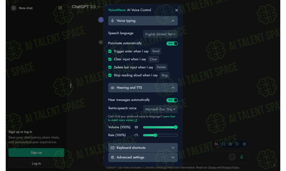 ChatGPT Voice Extension - Image 1