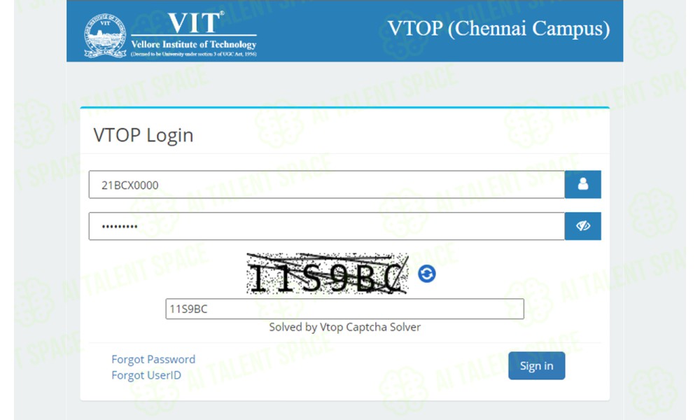Vtop Captcha Solver - Image 2