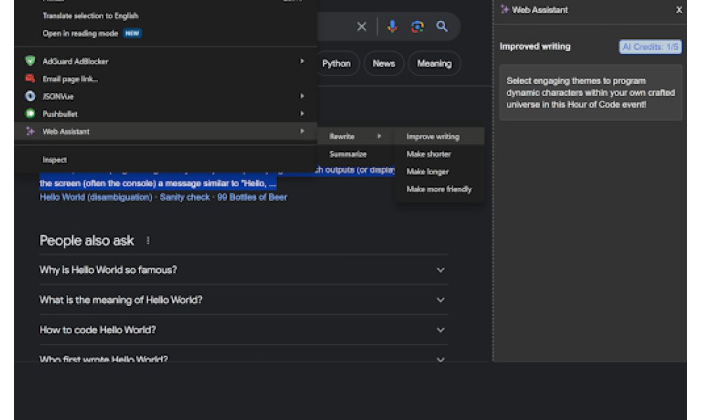 Web Assistant by ChatGPT