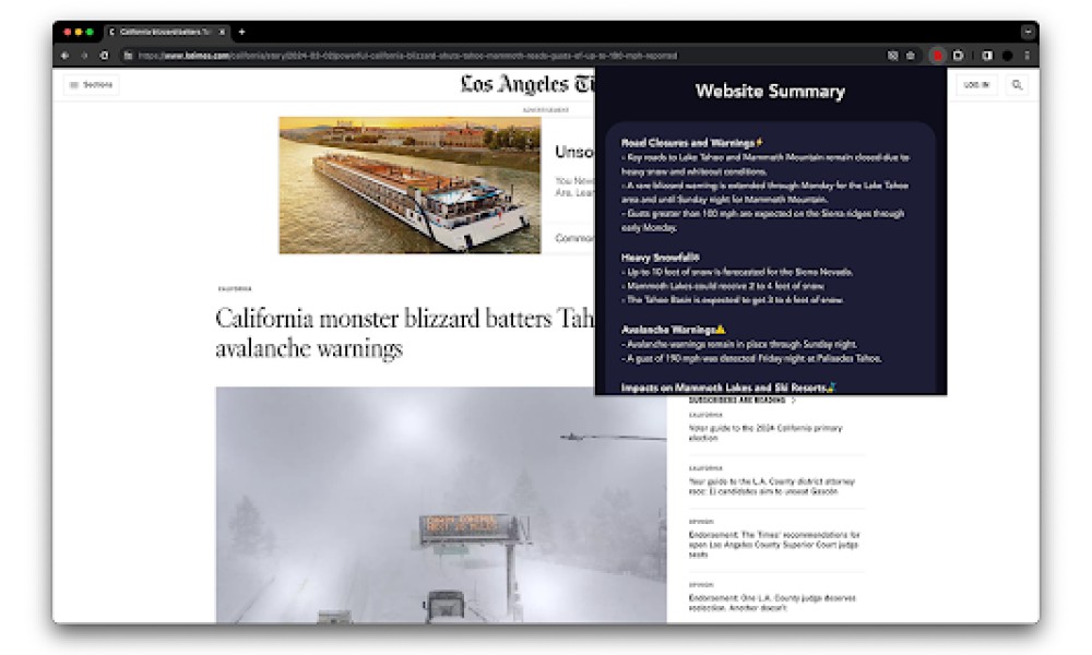 Website Summarizer