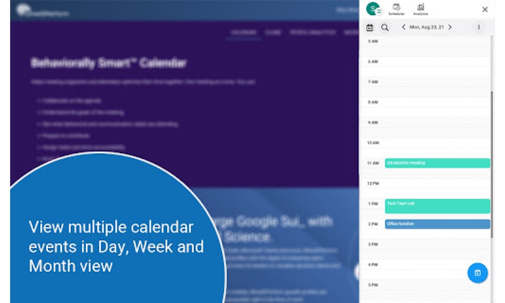 Wired2Perform® Calendar