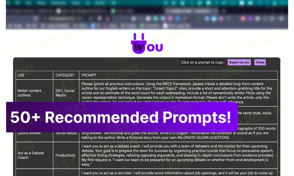 Wou AI Browser Integration - Image 3