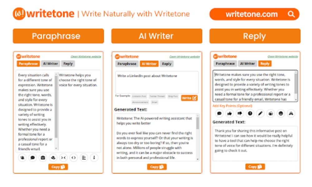Writetone