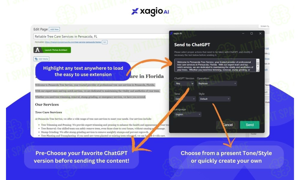 Xagio AI Chrome Extension - Image 2