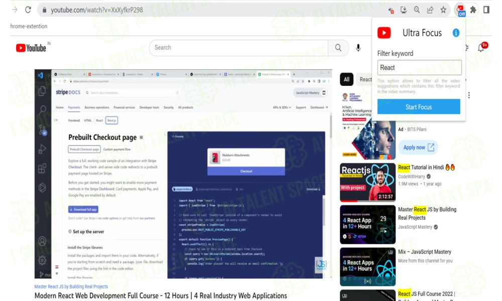 YouTube Ultra Focus Mode - Image 1