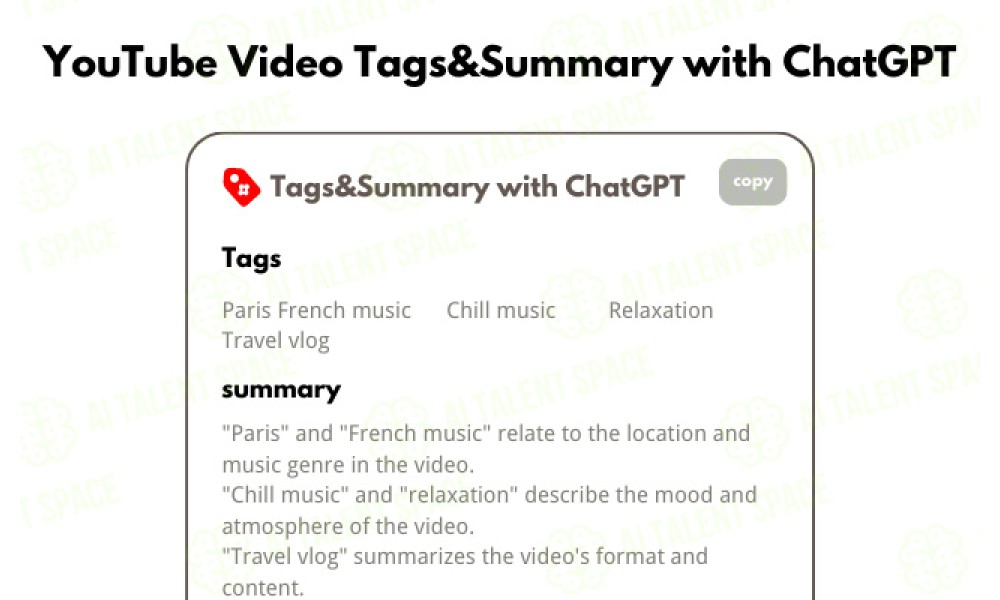 YouTube Tags Viewer with ChatGPT - Image 1
