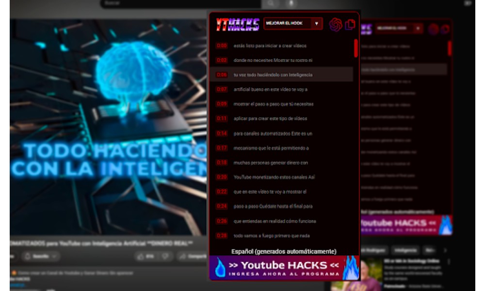 YouTube Content Ideas Generator