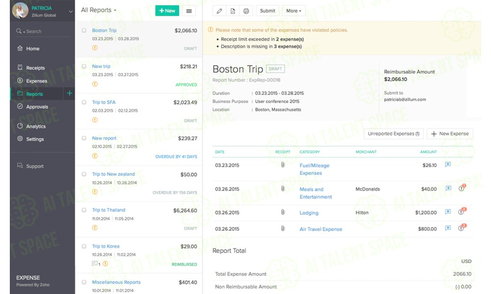 Zoho Expense - Image 5