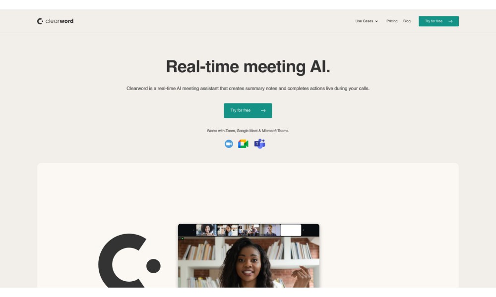 Clearword - Real-time Meeting AI