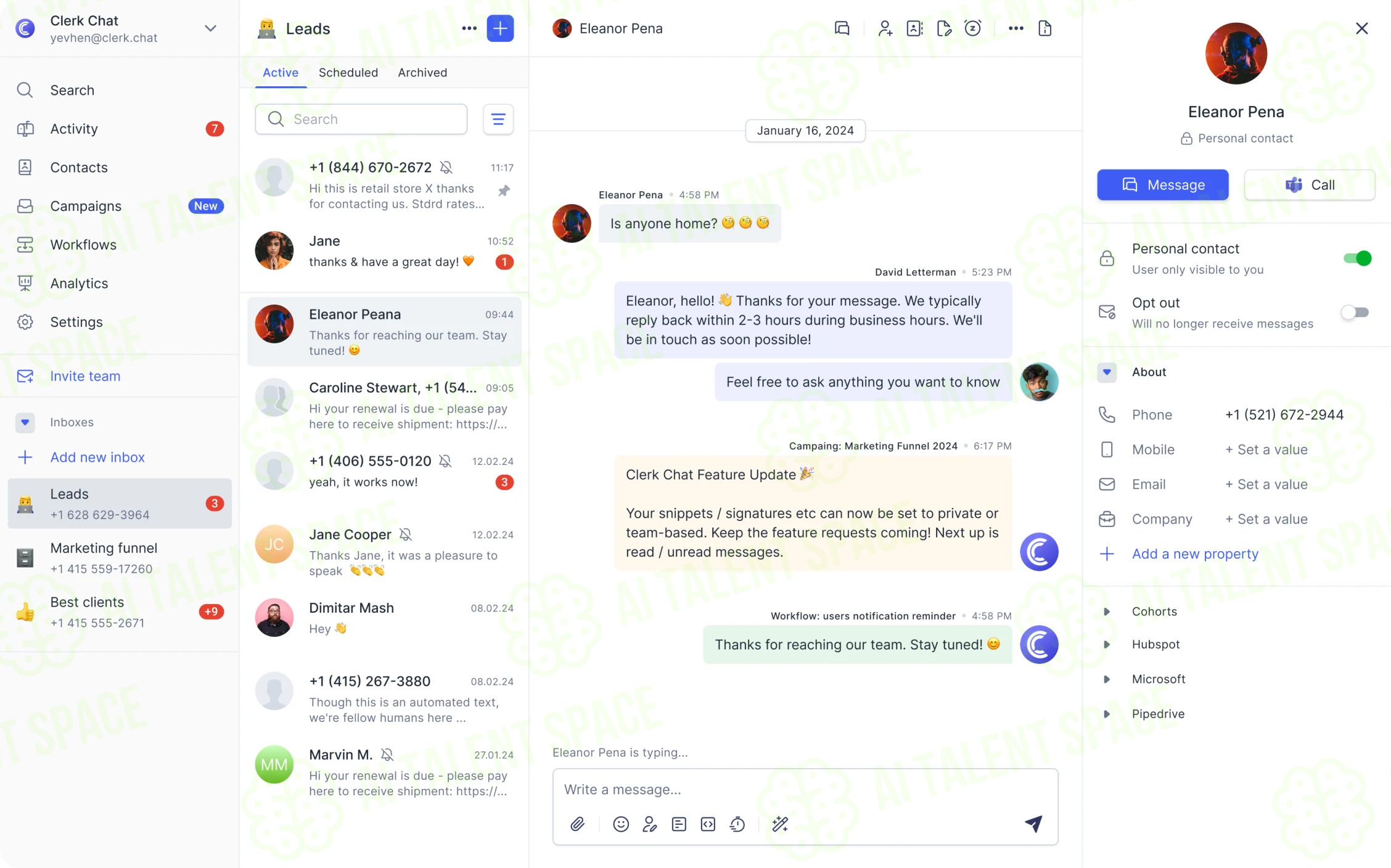 Clerk Chat - Image 1