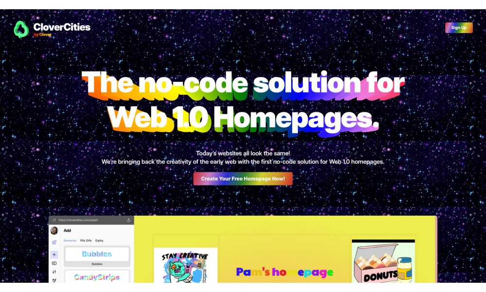 No-Code Web 1.0