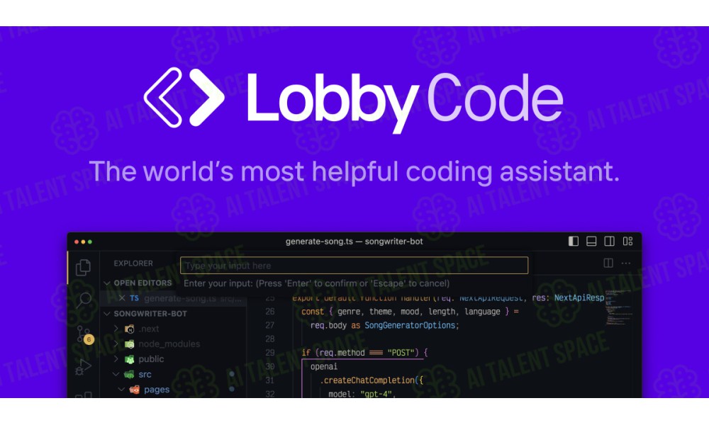 Lobby Code - The Most Helpful Coding Assistant on Earth - Image 1