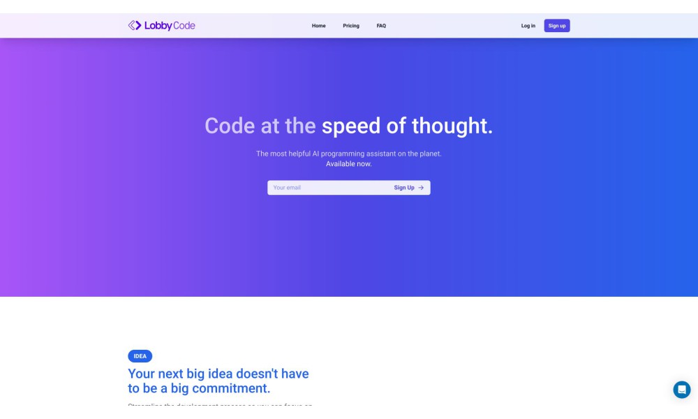Lobby Code - The Most Helpful Coding Assistant on Earth
