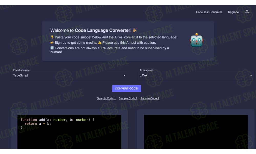 Code Language Converter - Image 1