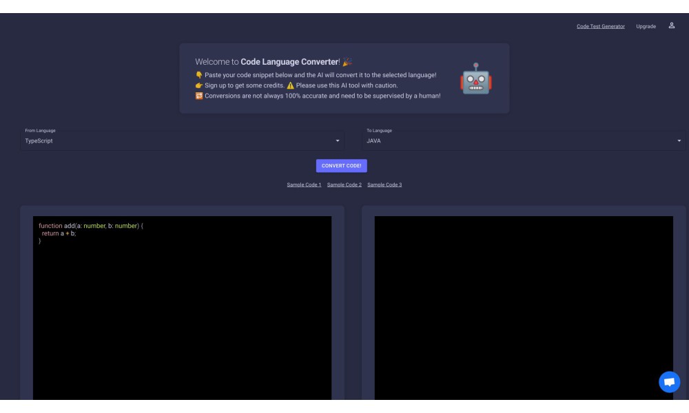 Code Language Converter