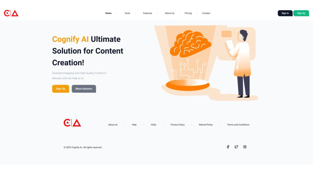 Cognify AI Content Creator