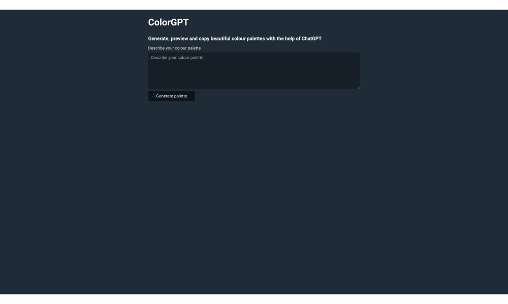 ColourGPT