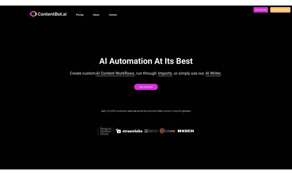 ContentBot - AI Content Automation and Workflows