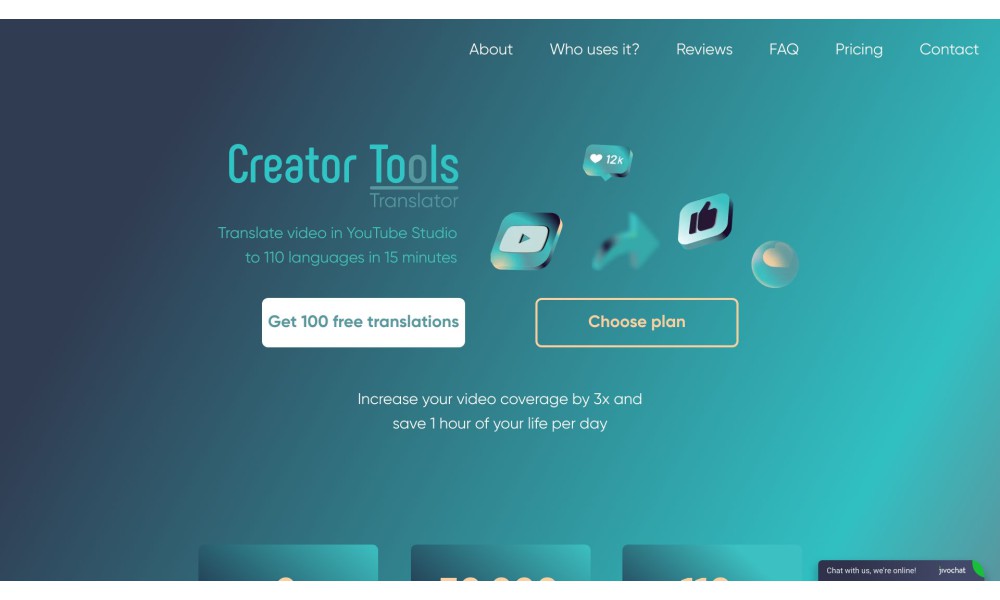 Creator Tools Translator