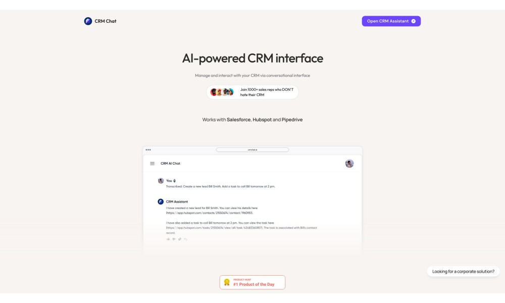 CRM Chat