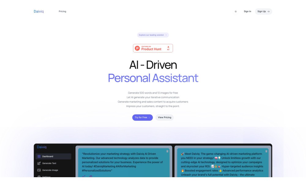 Daiviq - AI-Driven Marketing