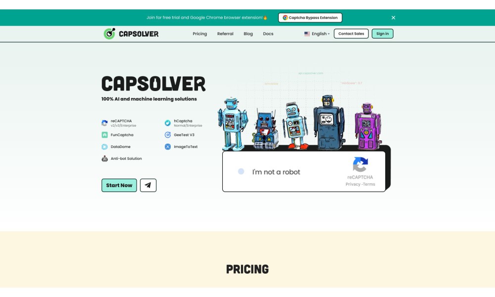 CapSolver - Automatic Captcha Solution Service