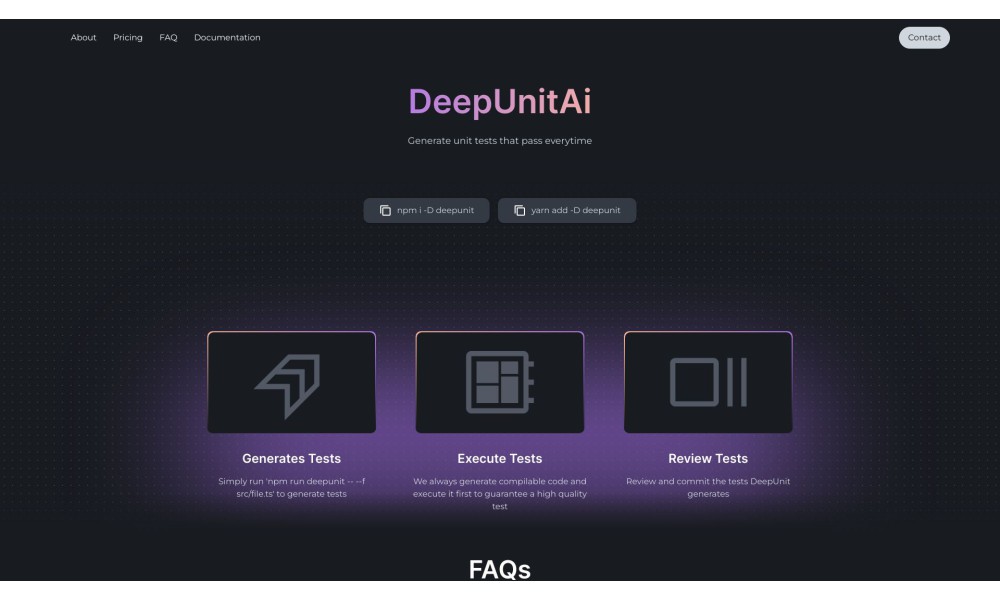DeepUnitAI
