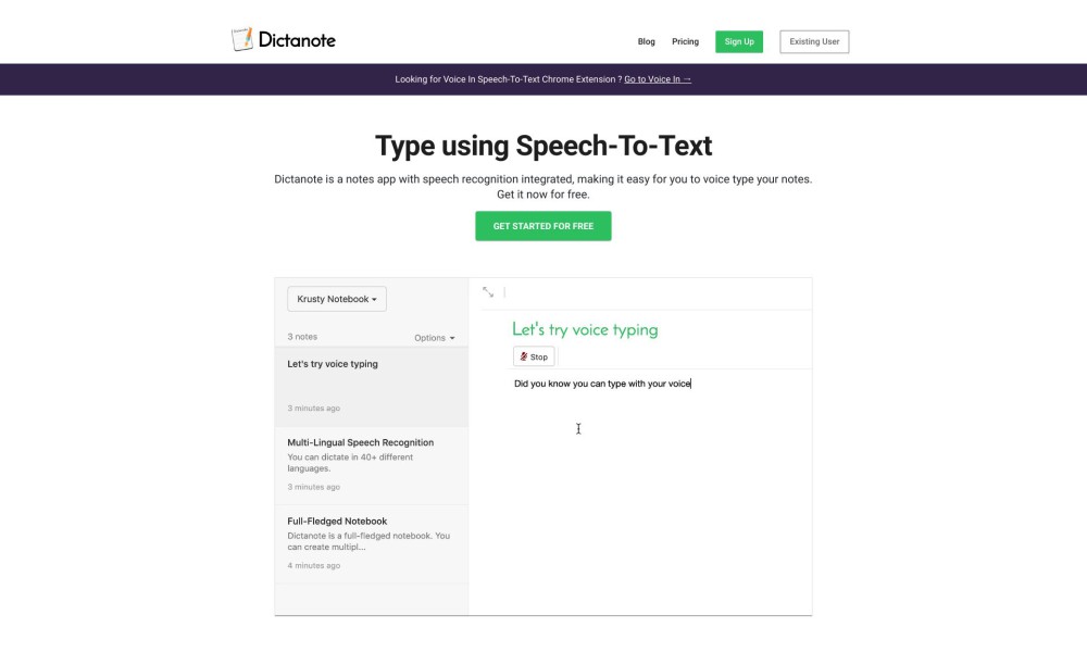 Dictanote