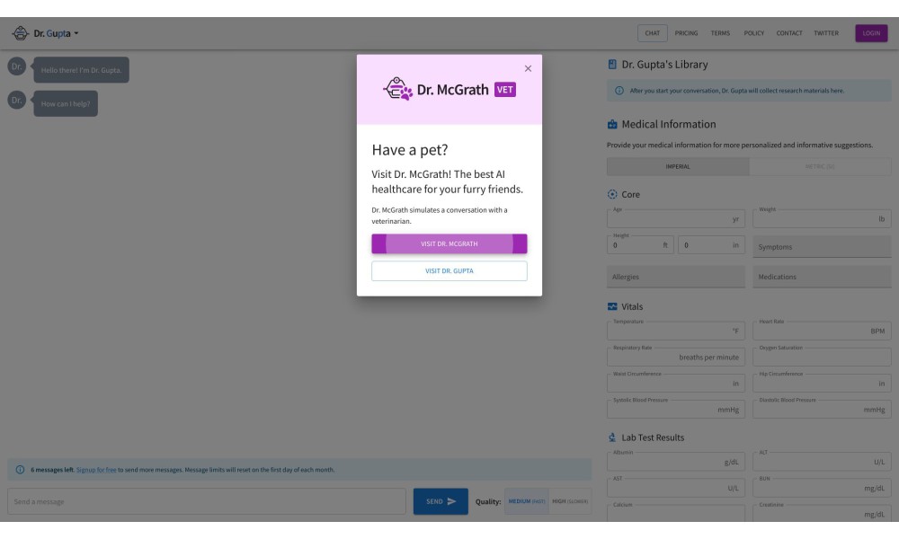 Dr. Gupta: AI Physician Chatbot