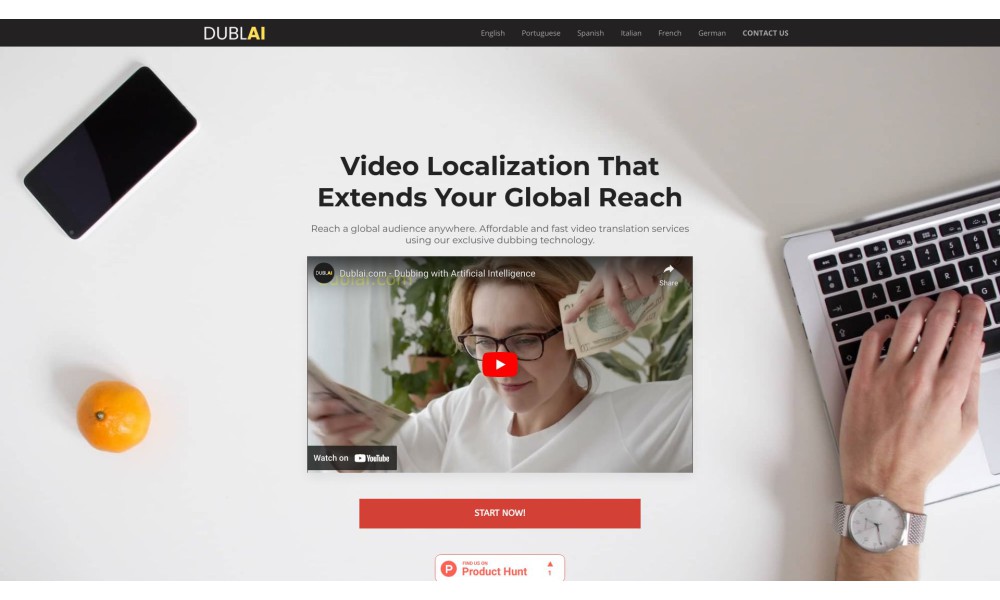 Dublai.com - Dubbing with artificial intelligence