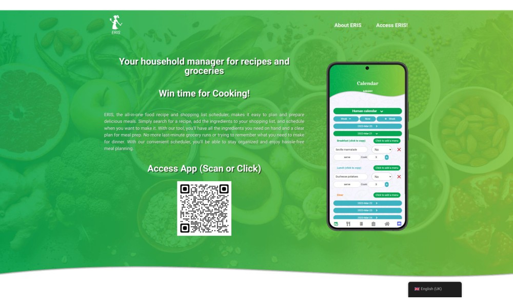 ERIS - your personal kitchen assistant