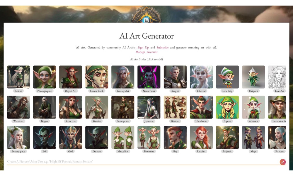 AI Art Generator - Ebank
