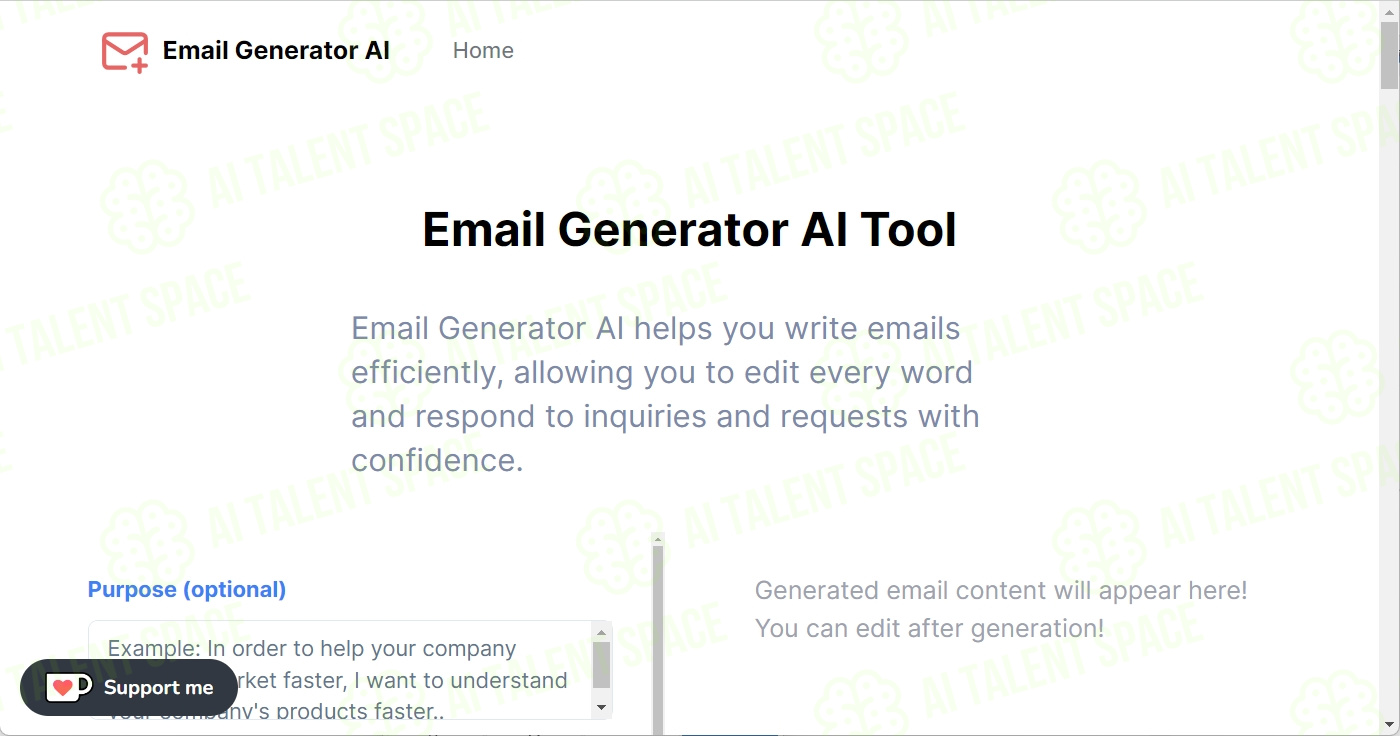 Email Generator AI Tool - Image 1