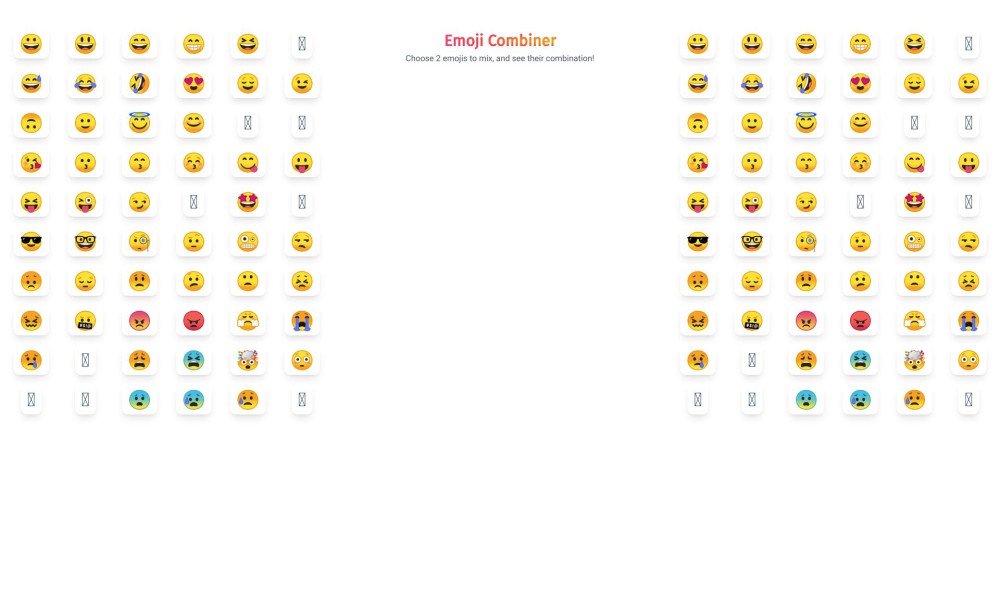 Emoji Combiner