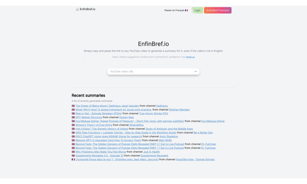 EnfinBref.io